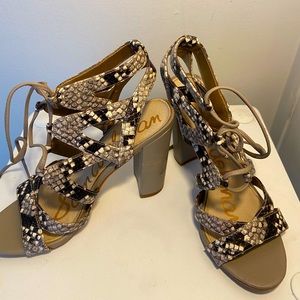 Sam Edelman Snake Skin Heels